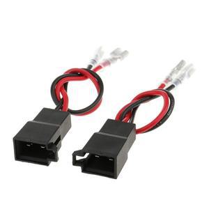 2Pcs 자동차 오디오 스피커 배선 하네스 어댑터 커넥터 PC2805 for Audi vw 등 ABS 플라스틱 액세서리