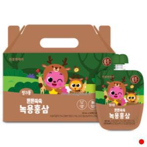 천호엔케어 핑크퐁 튼튼쑥쑥 어린이 녹용홍삼 30팩