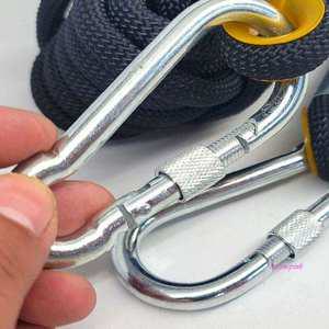 안전로프 암벽 캠핑 블랙 자일 타프 20M 초강력 2버클ssu712