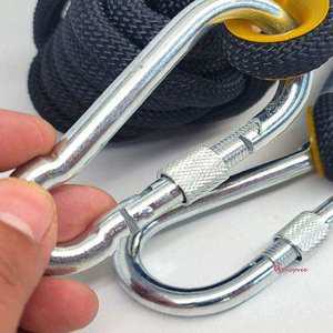 안전로프 캠핑 타프 2버클 20M 초강력 자일 암벽 블랙ghi624