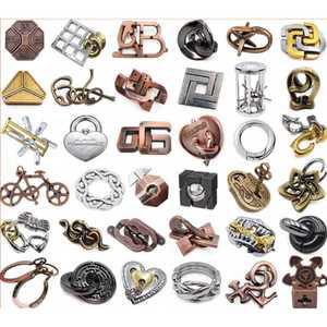 캐스트 퍼즐세트 지혜 고리 풀기 와이어 퍼즐 체인