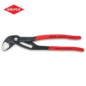 크니펙스 워터펌프 플라이어 첼라 87 01 250 250mm 공구 수공구 미니코브라 XS 한손작업 퀵셋기능