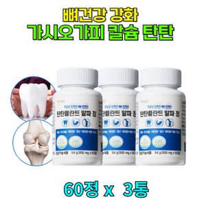 숙지황 가시오가피 칼슘 노년층 관절과 뼈 건강 강화