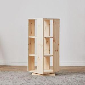 회전책장 책세련꽂이 3단 진열대 사무실 서재 아이방 가구