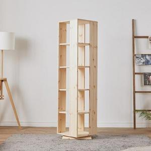 회전책장 양고급책꽂이 5단 진열대 도서관 아이방