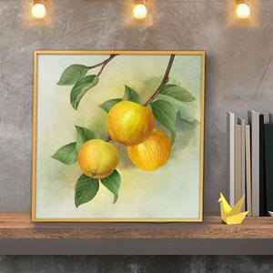 사과 풍수 고급그림 액자 돈들어오는 부자되는 50goldAL6