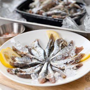 [하라네]남해 손질 생멸치 급냉 횟감 조림용