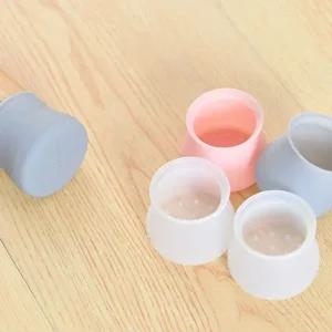 실리콘 의자 발 커버 원형 4p 의자발캡 의자다리커버 (WFHO2W8)