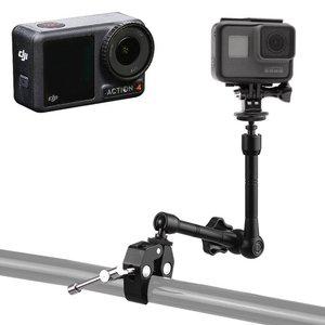 고품질 오즈모 액션 4 호환 액션캠 매직 암 거치대 OSMO 삼각대 방송장비 (WFHOJFP)