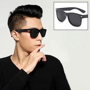 핀홀 안경 선글라스 핀 홀 렌즈 도수 없는 시력 보호 피로 감소