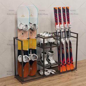 양면형 스노우보드 보관대 진열대 정리대 거치대 보드