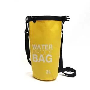 숄더형 휴대용 방수 드라이백 2L-색상랜덤 방수숄더백-WFA7519