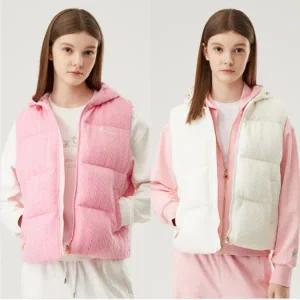 [롯데백화점]르꼬끄 여성 케이블 스웨터 후드 패딩 베스트 QP122OST11