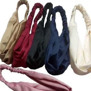 [하프클럽/]무지 헤어밴드 여성 반다나 (3개묶음)