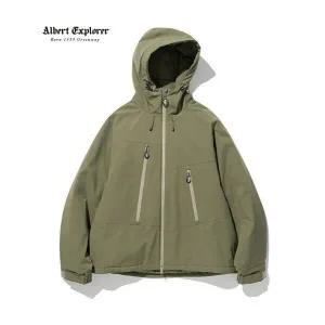 [유니폼브릿지]pt zip hood parka olive green
