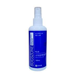 벅스존 소독용 에탄올액 100ml 휴대용 손 피부의 소독