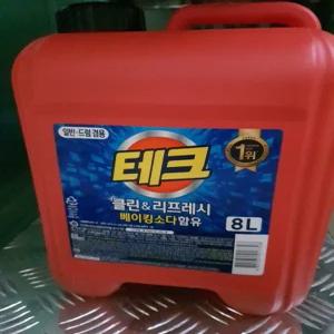 엘지생활건강 테크 클린리프레시 베이킹소다 일드겸용 세탁세제 8L 1개