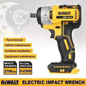 Dewalt DCF880 2300RPM 무선 임팩트 렌치 203N.m Dewalt 20V 배터리 드릴용 소형 전기 렌치 충전 전동 공구