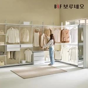 브로드 시스템 드레스룸 240cm 8자 A세트