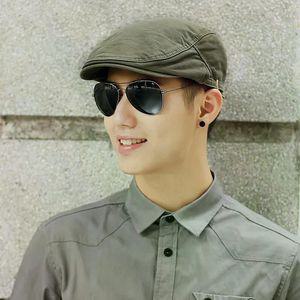 60대남자모자 명품헌팅캡 남녀공용 플러스사이즈 플랫 베레모