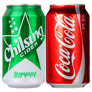칠성사이다 355ml(10캔) + 코카콜라 355ml(10캔) / 반반세트