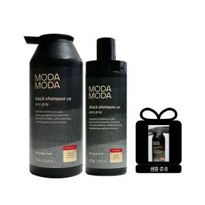 모다모다 제로 그레이 블랙 샴푸 10 300g (1개) + 100g (1개) + 1회용 10매