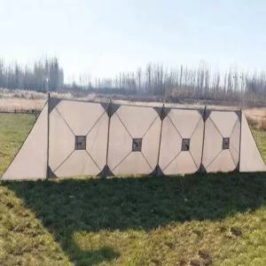 캠핑 바람막이 윈드 휴대용 스크린 블랙 윈드스크린 가림판 사이드월