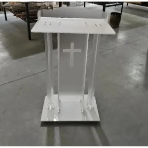 크리스탈강대상 성당 설교 회의 교단 유리 목사님 설교대 연단