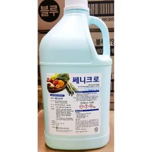 쎄니크로 과일 야채 소독 4L/섬유/매트리스/알코올/스프레이/침구/장난감/방역/세정/뿌리는/탈취/소독/세정