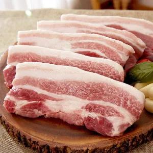 스페인 듀록 흑돼지 프리미엄 삼겹살 2kg (3cm컷팅/바베큐용)