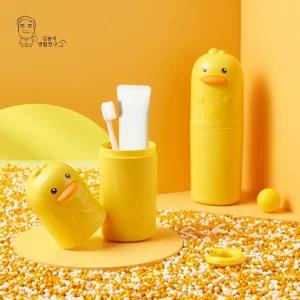 베베덕 휴대용 칫솔통 보관 케이스 양치컵 여행용/칫솔/보관함/치약/세트/다용도/칫솔컵/휴대용/고급/꽂이