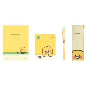 귀여운 춘식이 노트 볼펜 필통 중 고등 학생 문구 학용품 선물 세트
