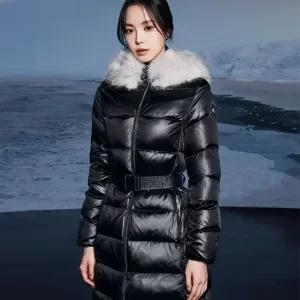 노스페이스 여성 마라나 패딩 코트 (BLACK) NC1DP80A