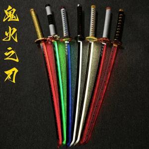 귀멸의칼날 LED 일륜도 귀칼 카타나 빛나는칼 렌고쿠 쿄주로 104cm