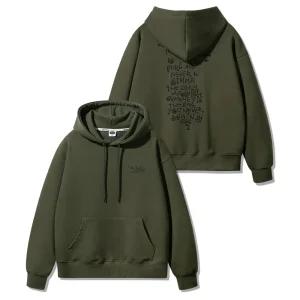 앨빈클로 RARELY PURE 오버핏 후드티 AVH264 (3 COLOR)