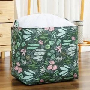 홈인 대용량 이불정리함 100L 그린 장난감 겨울옷보관 패브릭정리함 패브릭수납함 이불리빙박스
