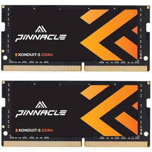 [미국배송] 타임텍 피나클 32GB 키트(2X16GB) DDR4 3200MHZ(또는 2933MHZ 또는 2666MHZ) PC4-25600 언버퍼링 1.2V CL22 2RX8 듀얼 랭크 260핀 SODIMM 노트북 PC 컴퓨터 메모리 RAM 모듈 업그레이드