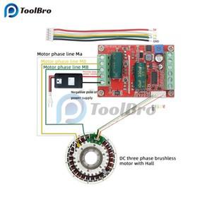 400W 20A BLDC 3상 DC 브러시리스 모터 속도 컨트롤러 모듈 6-60V PWM 홀 제어 스위치 드라이버 보드 12V 2