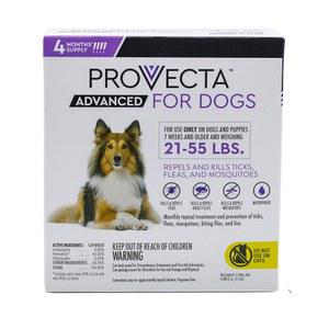 Provcta Advanced for Dogs (Lg) 21 55파운드 4 Mos/Box