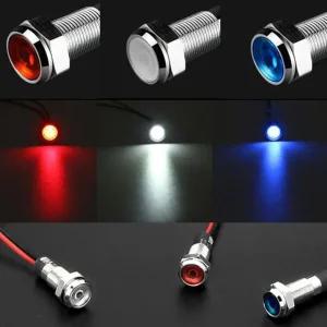 LED 방수 표시등 6mm 와이어 램프 대시보드 패널 DIY DIY램프 LED방수표시등