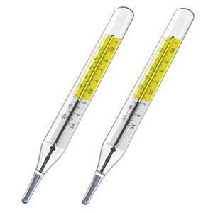 2PK 수은 프리 듀얼 스케일 전통 유리 온도계