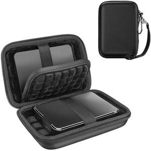 요소 WD용 ProCase 하드 드라이브 케이스 2.5인치 내 여권 Canvio 베이직 시게이트 백업 플러스 슬림 확장 1TB 2TB 3TB 4TB, 휴대용 외장 -블랙