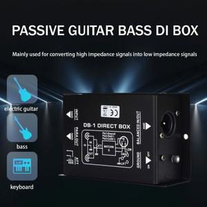 패시브 오디오 DI 박스 1-2채널 모노 사운드 시스템 다이렉트 연결 저소음 서브우퍼 스피커 기타 베이스