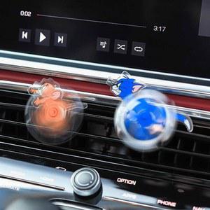 달리는 톰과제리 차량 송풍구 세트 세트 회전형 클립 제리