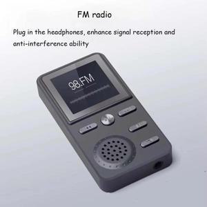하이파이 스테레오 음악 MP3 플레이어 HD 무손실 DAC 디코딩  스포츠 워크맨 휴대용 지지대 FM 전자책 녹음