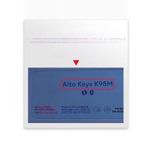 AIto Keys K98M 기계식 키보드 보호 필름 호박색 데스크탑 컴퓨터 무선 블루투스 키 먼지 커버 방수 위치 전체 범위 액세서리