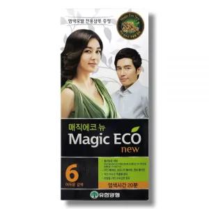 유한 매직에코 뉴6호 어두운 갈색 새치커버 새치염색