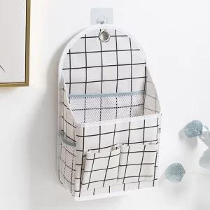 리모컨 핸드폰 보관 벽걸이 수납 포켓 다용도 정리함