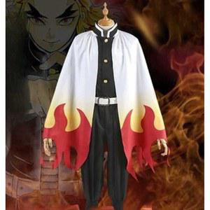 귀멸의 칼날 염주 코스튬복 120 렌고쿠 피규어 쿄쥬로 쿄쥬로(망토+다리끈) 코스프레 쿄주로