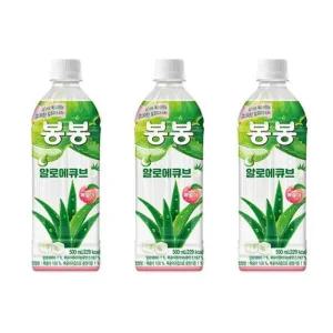 [아트박스]/마전동상회 해태 봉봉 복숭아 알로에 젤리 음료수 500ml 24개